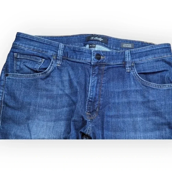 34 Heritage Courage Mid Rise Straight Leg Jeans 36/34 - Picture 9 of 16